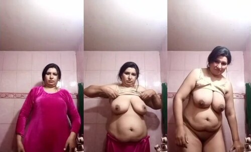 Indian Bhabhi Striping and Shows Boobs and Pussy