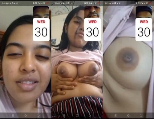 Indian Girl Shows Her Boobs On VC