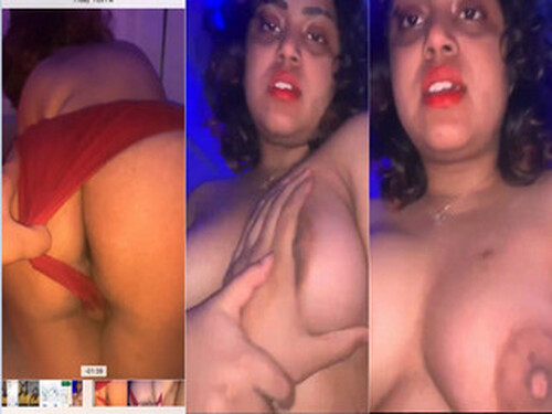 Sexy Indian Wife Boobs Pressing and Ridding