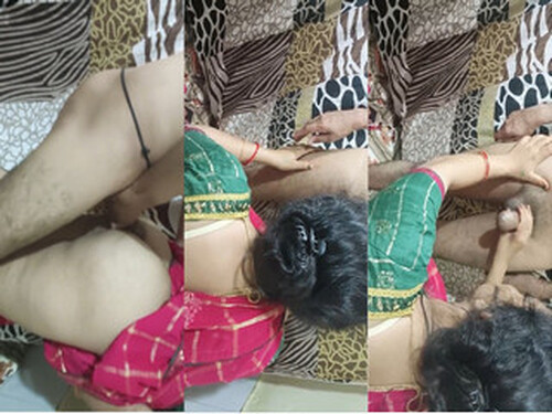 Sexy Indian Bhabhi Blowjob and Fucking