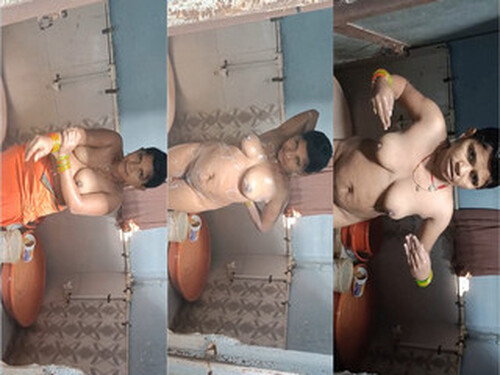 Indian Wife Bathing Record By Hubby