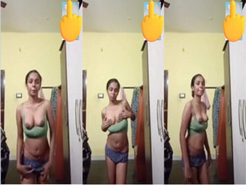 Crazy Indian Girl Dancing For Lover