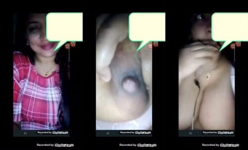 Indian Girl Shows her Boobs on VC