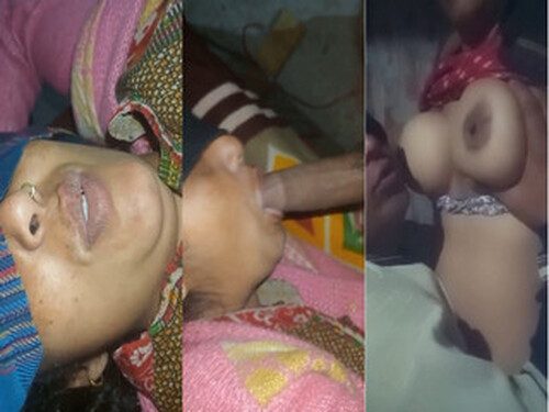 Indian Wife Blowjob and Shows Boobs