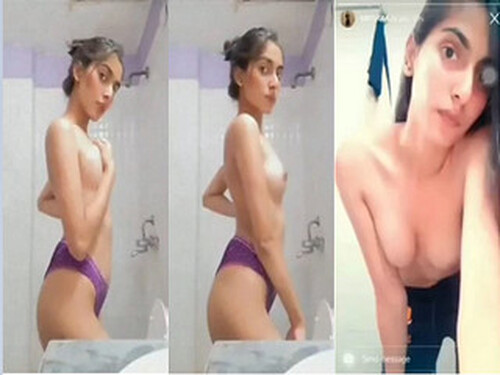 Cute Girl Record Video For Lover