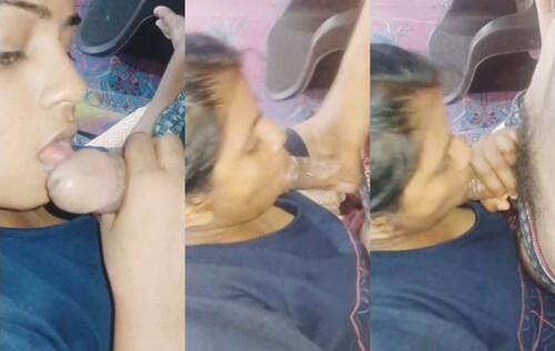Sexy Indian Wife Sucking Dick