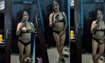 Sexy Indian Bhabhi Record Her Boobs Video For Hubby