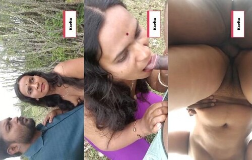 Horny Kavita Bhabhi Blowjob and OutDoor Fucking