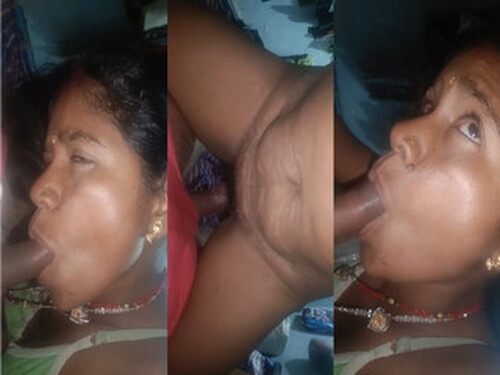 Indian Wife Blowjob and Ridding Dick