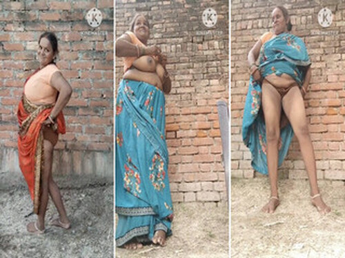 Indian Shy Wife Shows Ass and Boobs