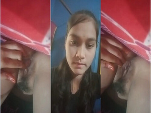 Cute Indian Girl Shows pussy