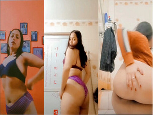 Cute Indian Girl Shows Ass and Pussy