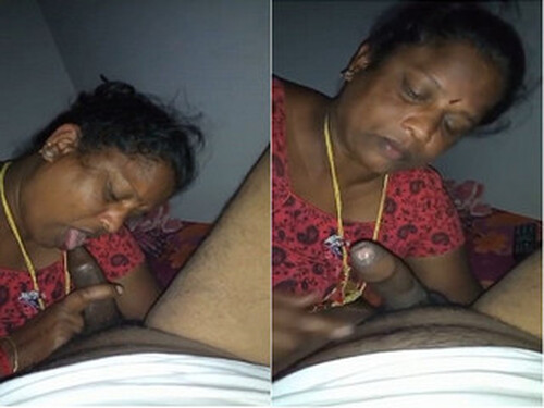 Sexy Indian Tamil Wife Blowjob