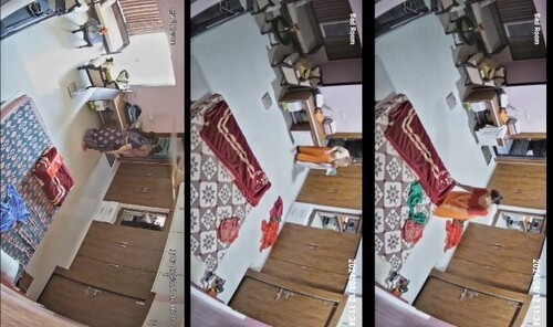 Indian Bhabhi Nude Video Record in CCTV
