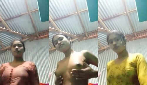 Cute Indian Vlg Girl Shows Boobs