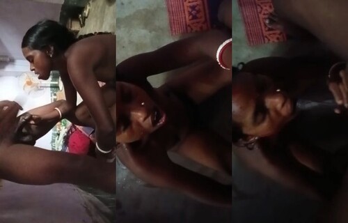 Indian Vlg Wife Blowjob and Hubby Pissing on Her Face