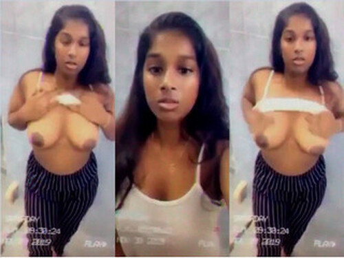Cute Indian Girl Shows Boobs