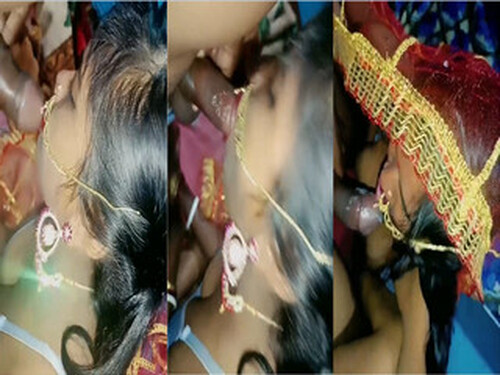 Sexy Indian Wife Blowjob