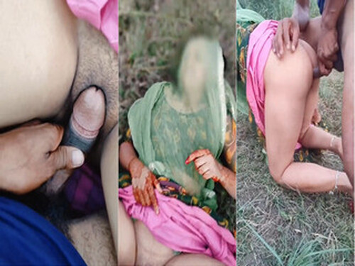 Sexy Indian Bhabhi Blowjob and OutDoor Fucking