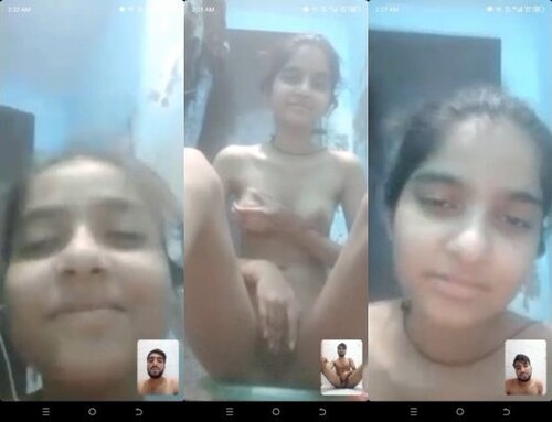 Horny Indian Girl Show Nude Body and Fingering On VC