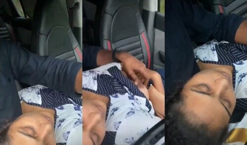 Cute Indian Girl Boobs Pressing By Lover