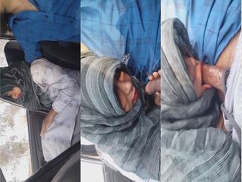 Sexy Paki Wife Blowjob and Boobs Pressing in Car Part 3