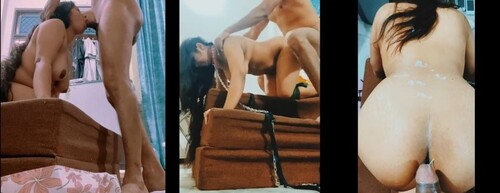 Sexy Indian Girl Blowjob and Fucking In Doggy Style