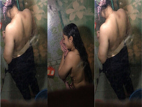 Indian girl Bathing Capture