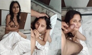 Indian Slim Wife Sucking Lover Dick
