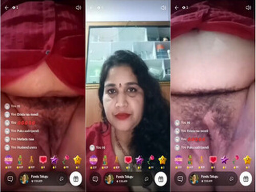 Indian Telugu Bhabhi Shows Pussy On Live Show