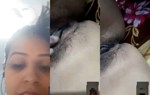 Horny Latika Bhabhi Shows Her Pussy On VC
