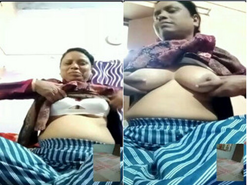 Indian Aunty Shows Nude Body On VC Part 1