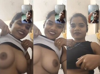 Sexy Indian Mal Shows Her Boobs On Vc