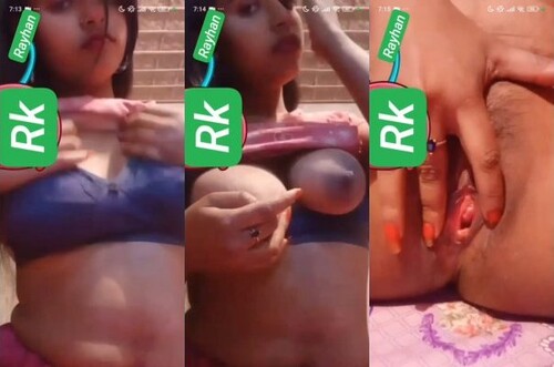 Cute Indian Girl Shows Boobs and Fingering