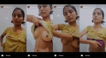 Cute Indian Mal Shows Her Boobs