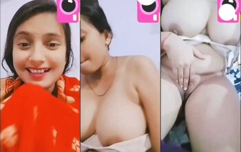Sexy Indian Bhabhi Shows Boobs and Pussy on VC