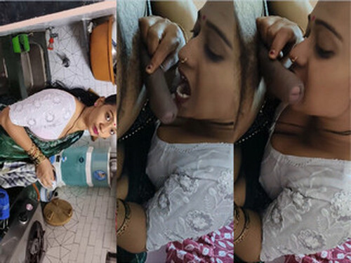 Sexy Indian Wife Blowjob
