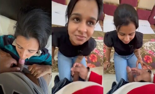 Punjabi Girl Blowjob Fucking And Taking Cum In Mouth Part 4