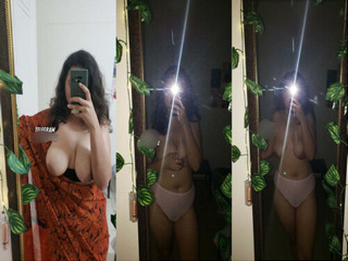 Cute Indian girl Record her Selfie