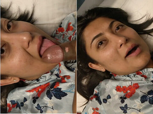 Centre Fresh Jeebh laplapayee Girl Latest Trending Most Exclusive Viral Video Giving Amazing Blowjob with Full Face & Clear Hindi Audio Saying ” Slowly Slowly Karo ” Part 1