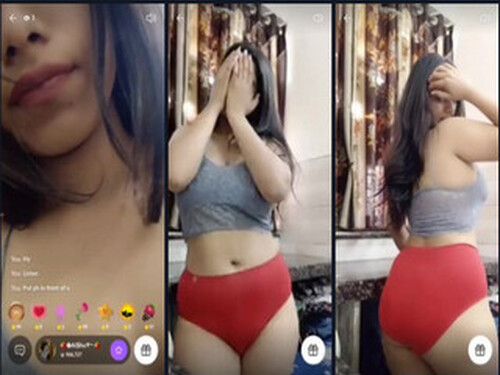 Tango Aishu aka Suhani Nude Show With Brief face Show