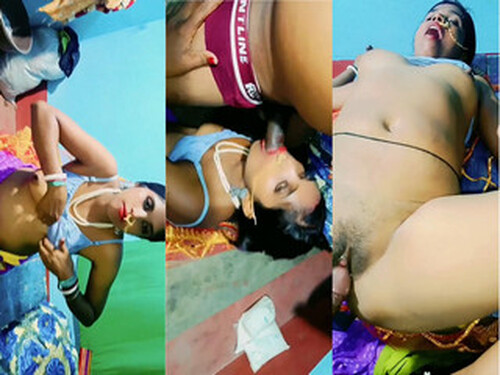 Indian Vlg Wife Blowjob and Fucking Part 2
