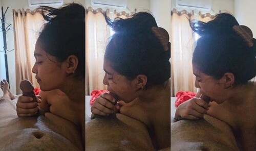 Cute Indian girl Sucking Dick