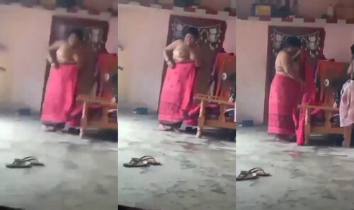 Indian BBW Wife Wearing Saree Capture