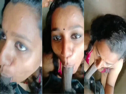 Hot Mallu Wife Blowjob and Sucking Boobs part 2