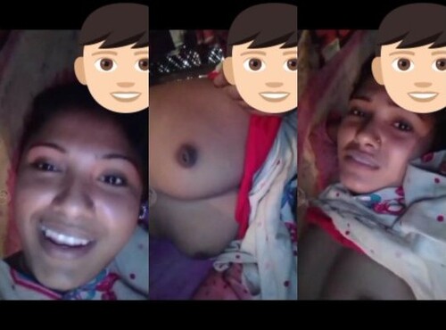 Cute Indian girl Shows Her Boobs