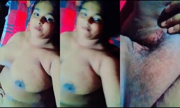 Horny BBW Girl Shows Her Big Boobs and Pussy