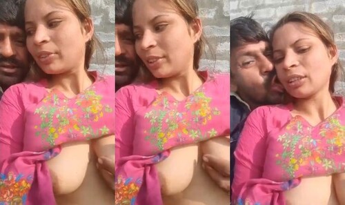 Paki Lover Romance and Boobs Pressing