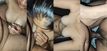 Sexy Indian Slim Wife Blowjob and Ridding