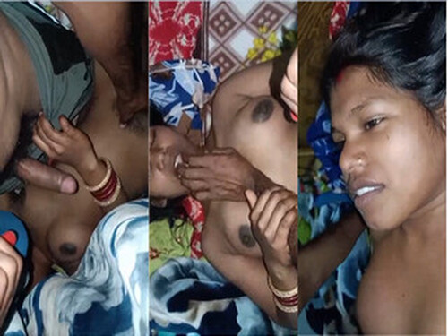 Indian Vlg Wife Blowjob and Fucking